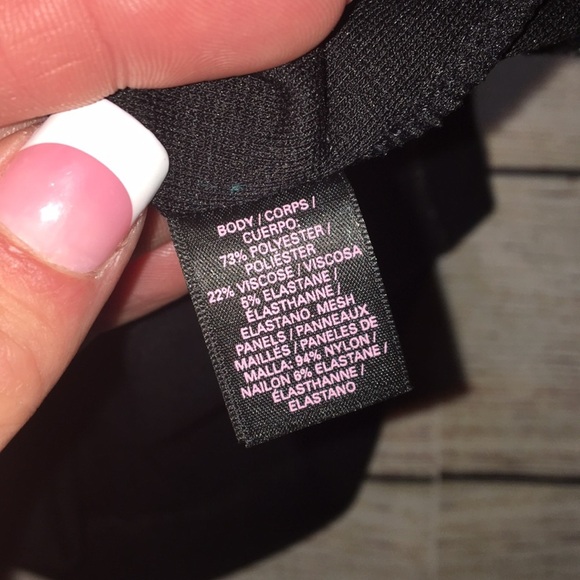 VICTORIA’S SECRET Black Mini Dress w/Mesh Cutouts S - Picture 6 of 8